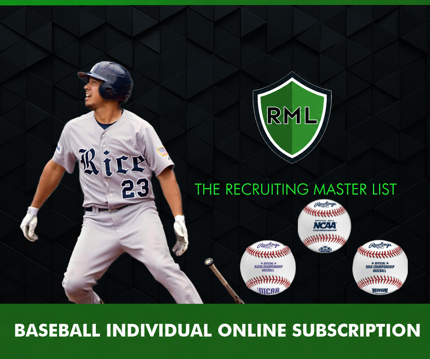 Baseball Individual Online Subscription